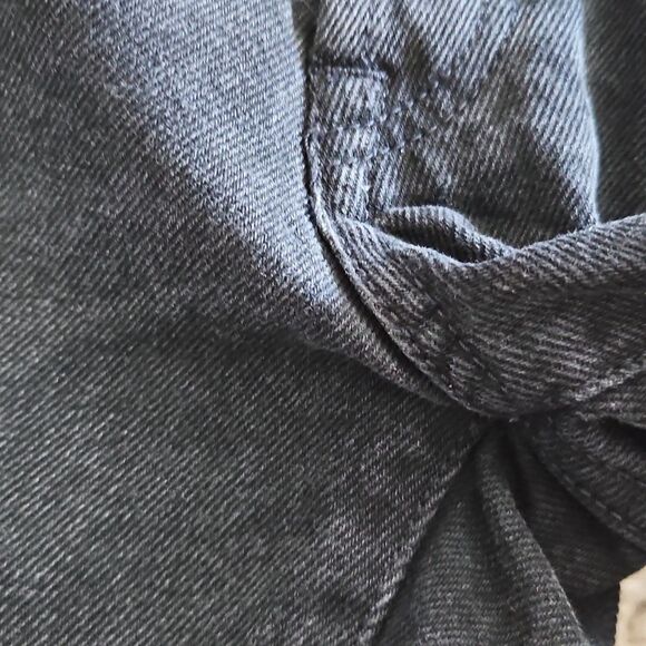 Aeropostale 90s High-Rise Cut-off Black Wash Shorts Size 00 - Picture 7 of 9